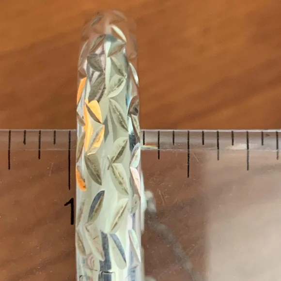 Vintage Sterling Silver Bangle Bracelet - Picture 6 of 7